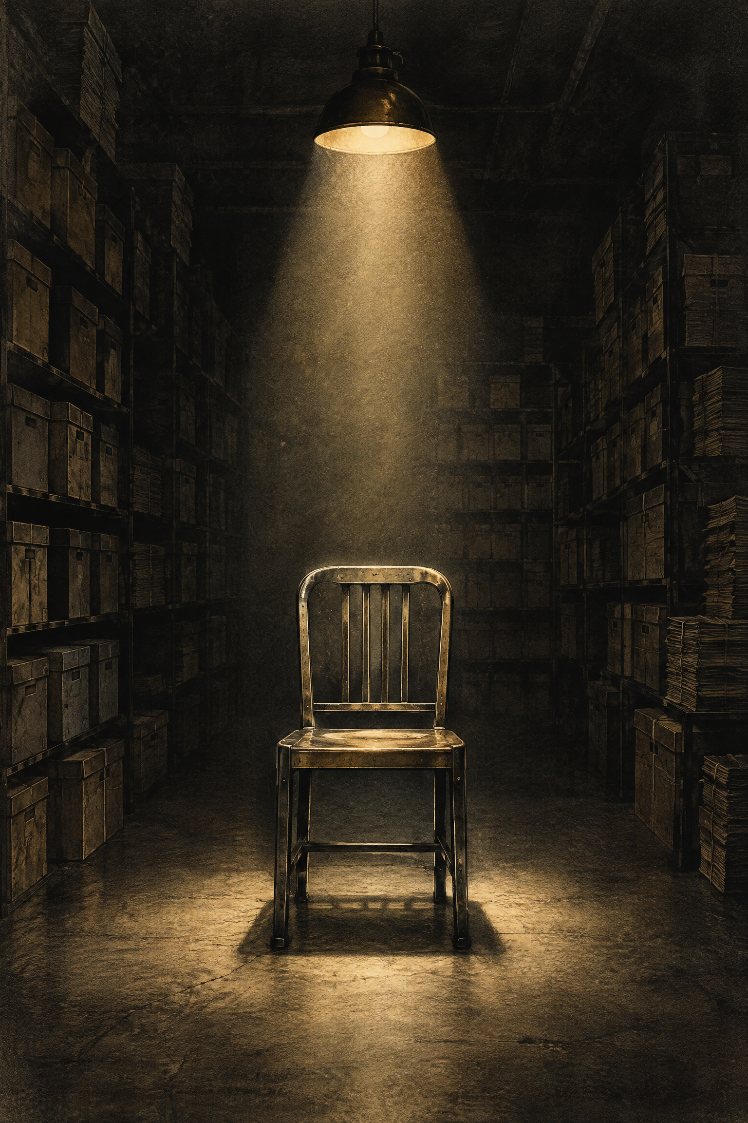 AP 01.05: Interrogation, interpretive Archive Plate by Ronin Naodhinsuk