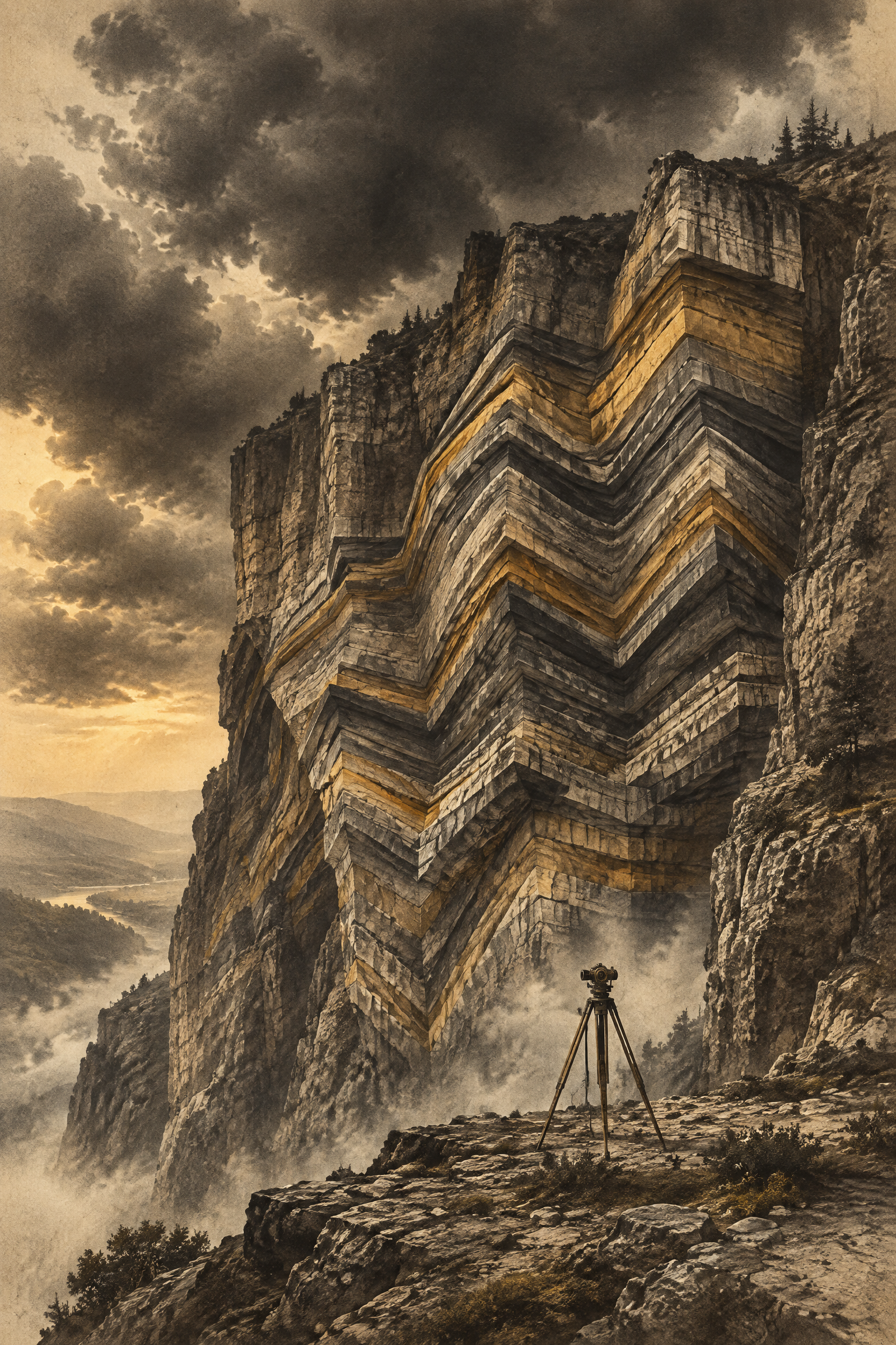 AP 01.12: Strata, interpretive Archive Plate by Ronin Naodhinsuk