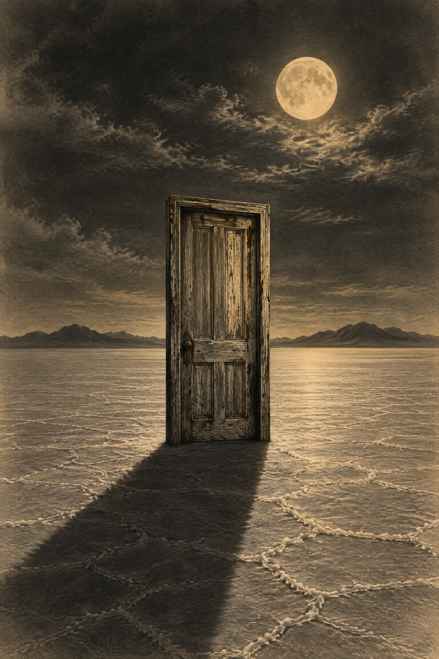 AP 01.16: Weathered Door, interpretive Archive Plate by Ronin Naodhinsuk